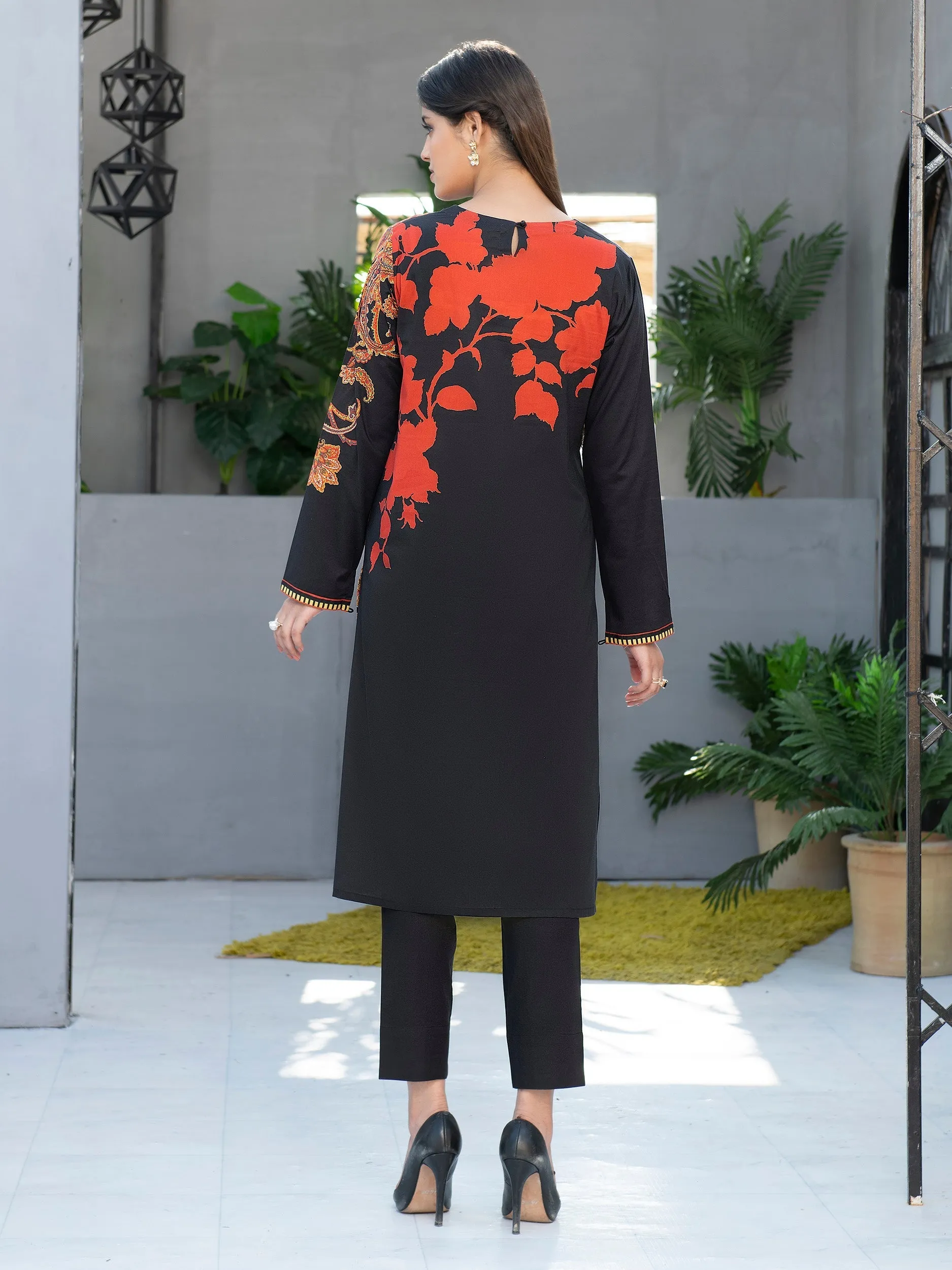 1 Piece Printed Cambric Shirt