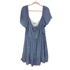Abercrombie & Fitch Blue Floral Fit To Flatter Dress NWT- Size XL