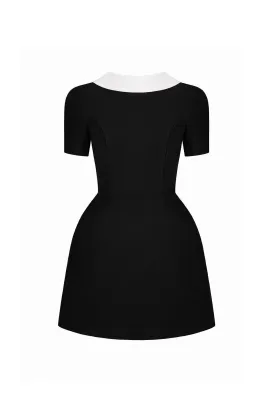 Black Cowl Neck Dress