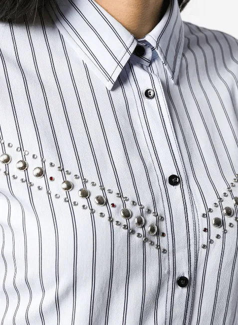 BLUE STRIPED SHIRT