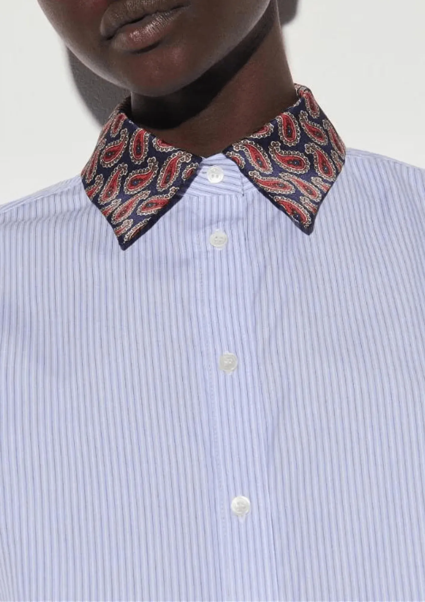 BLUE STRIPED SHIRT