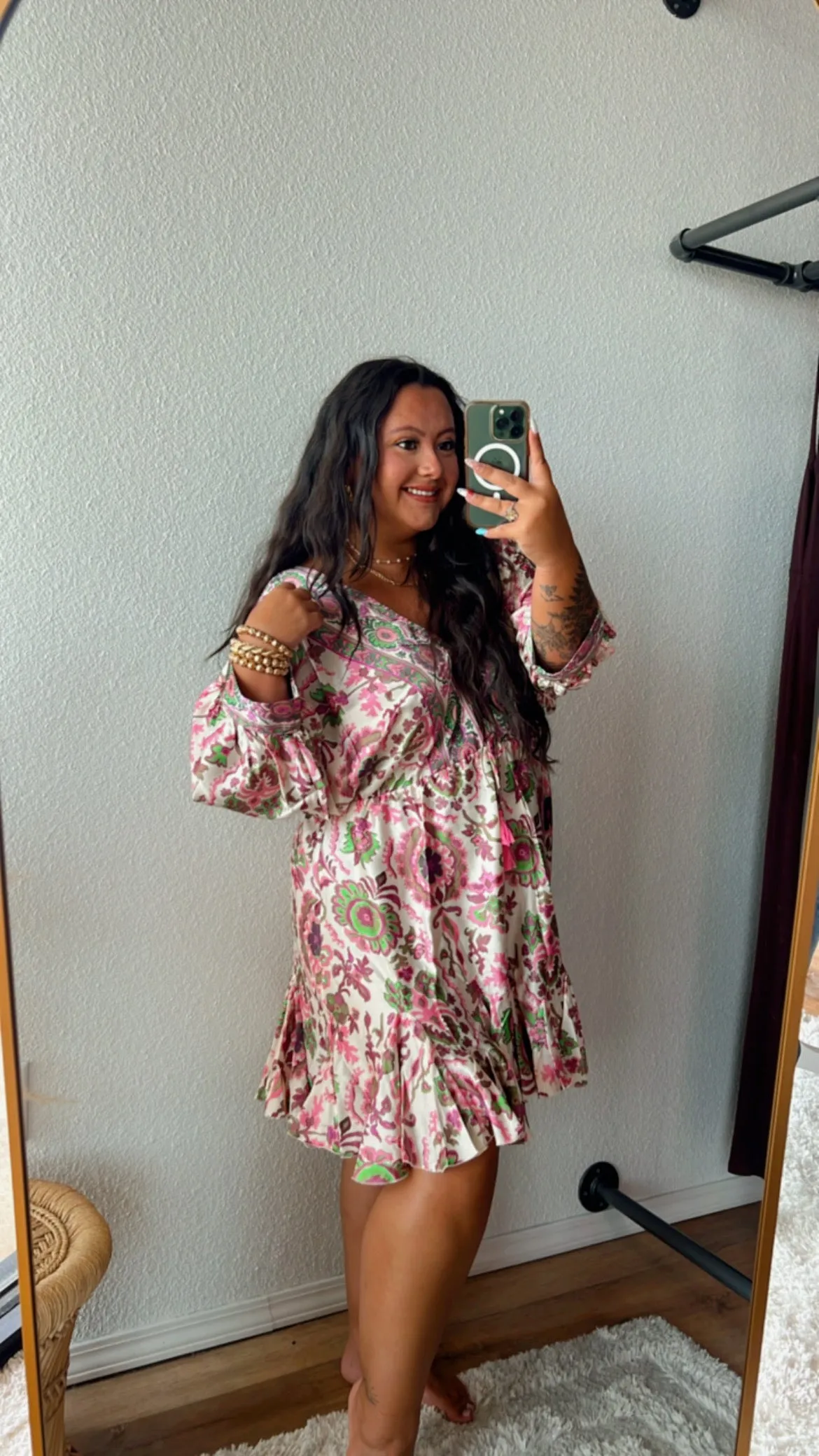 Botanical Beauty Floral Dress