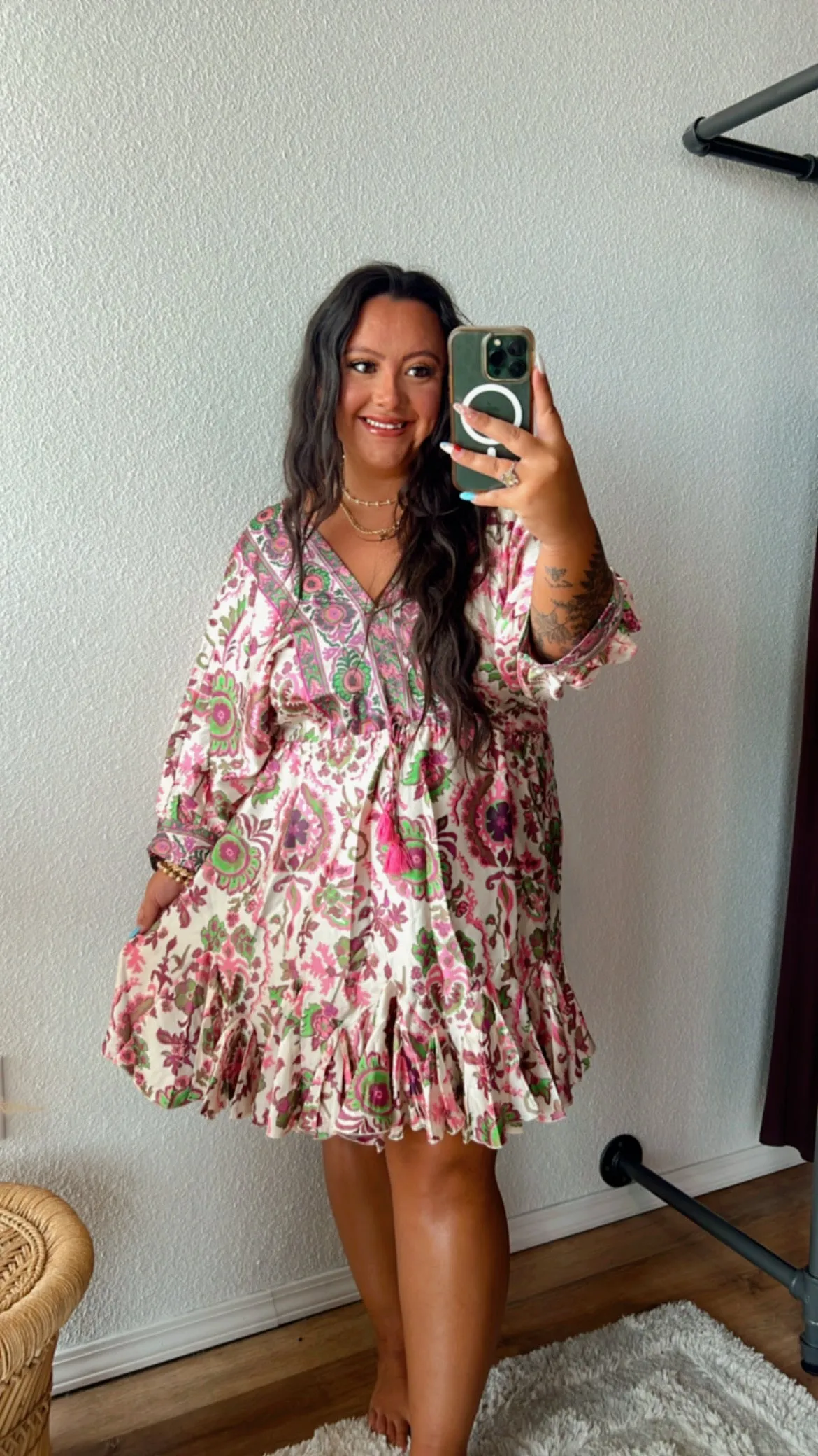 Botanical Beauty Floral Dress