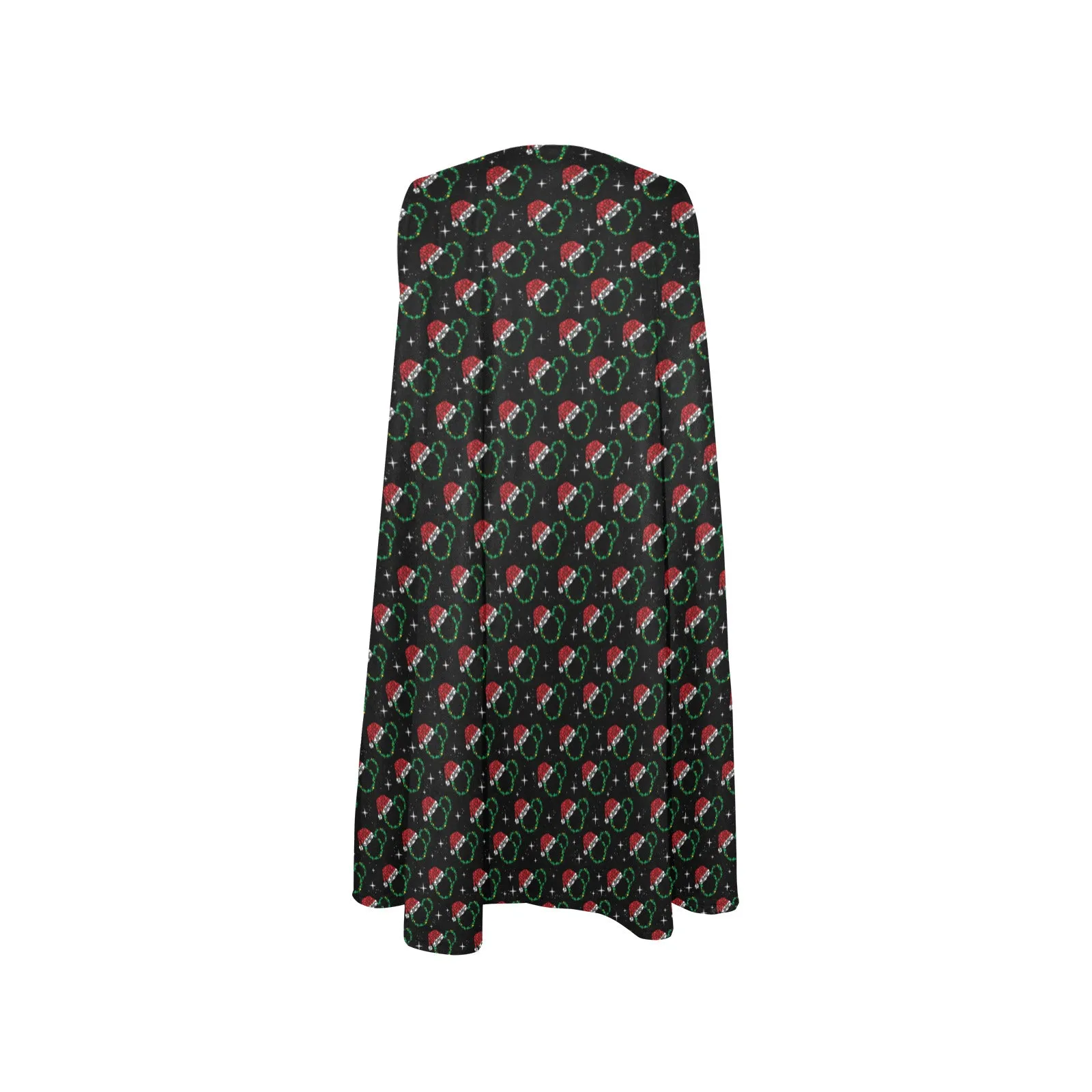 Christmas Sparkle Sleeveless A-Line Pocket Dress