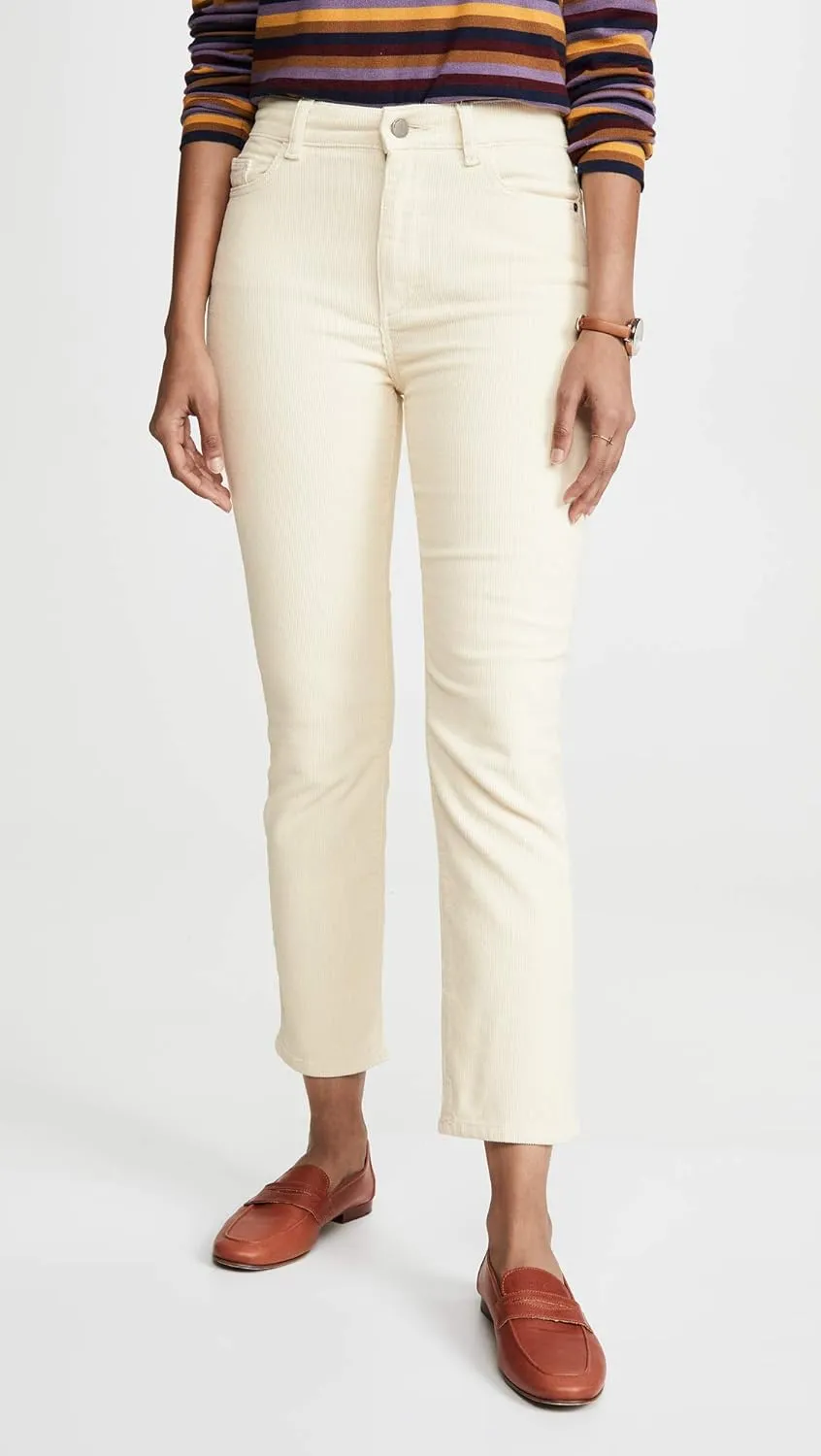 DL1961 Women's Mara Straight High Rise Instasculpt Ankle