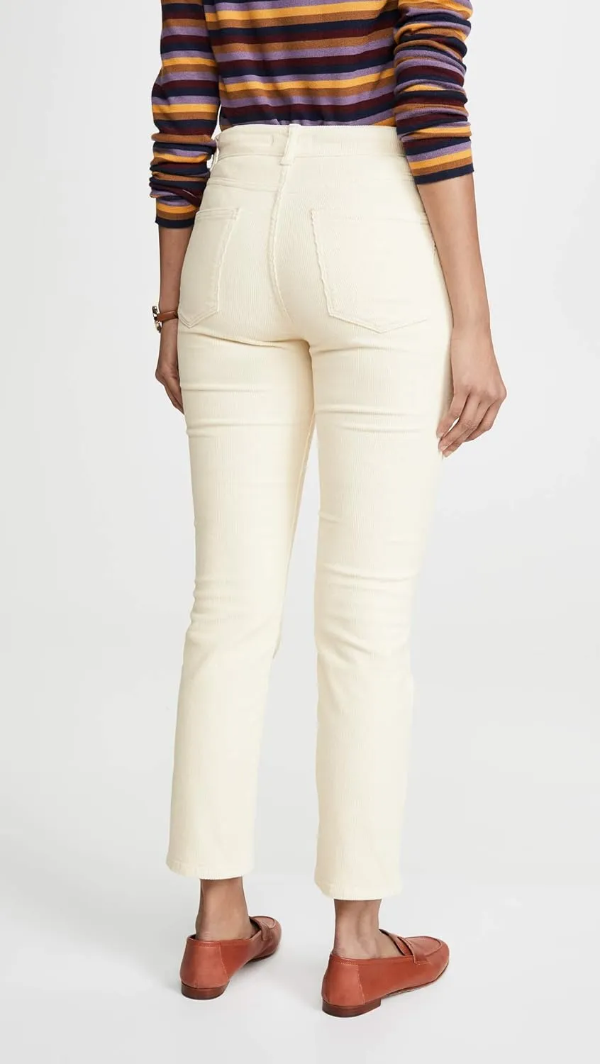 DL1961 Women's Mara Straight High Rise Instasculpt Ankle