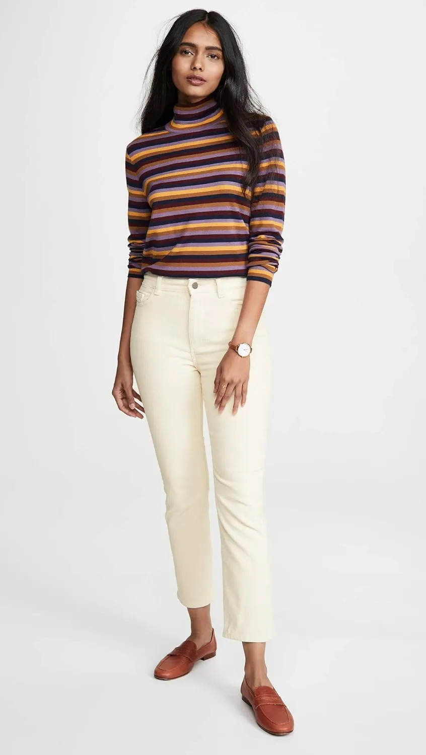 DL1961 Women's Mara Straight High Rise Instasculpt Ankle
