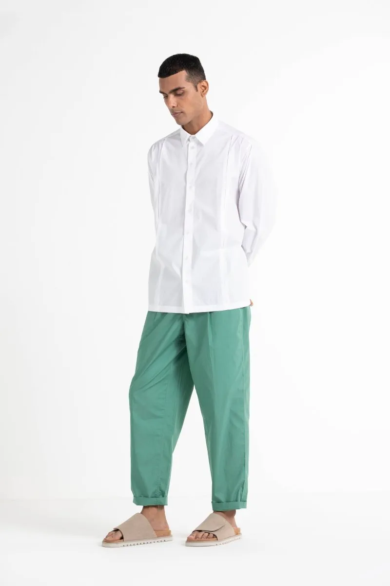 Front Pleat Shirt Co-ord