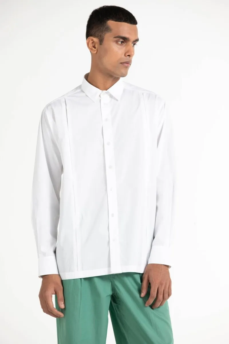 Front Pleat Shirt Co-ord