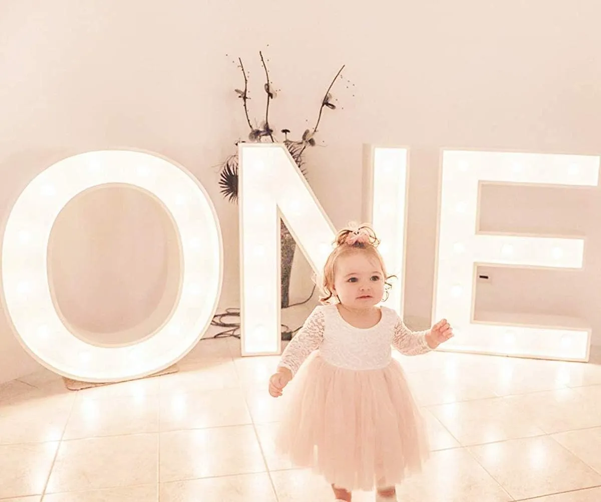 Girl Toddler Full-Length Straight Tulle Tutu Lace Back Party Flower Girl Dress