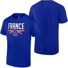Icon Sports Officially Licensed France Football Federation Soccer T-Shirt, Unisex Adult Cotton Fan Tee