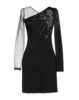 Just Cavalli Women Short dress Black 8 UK