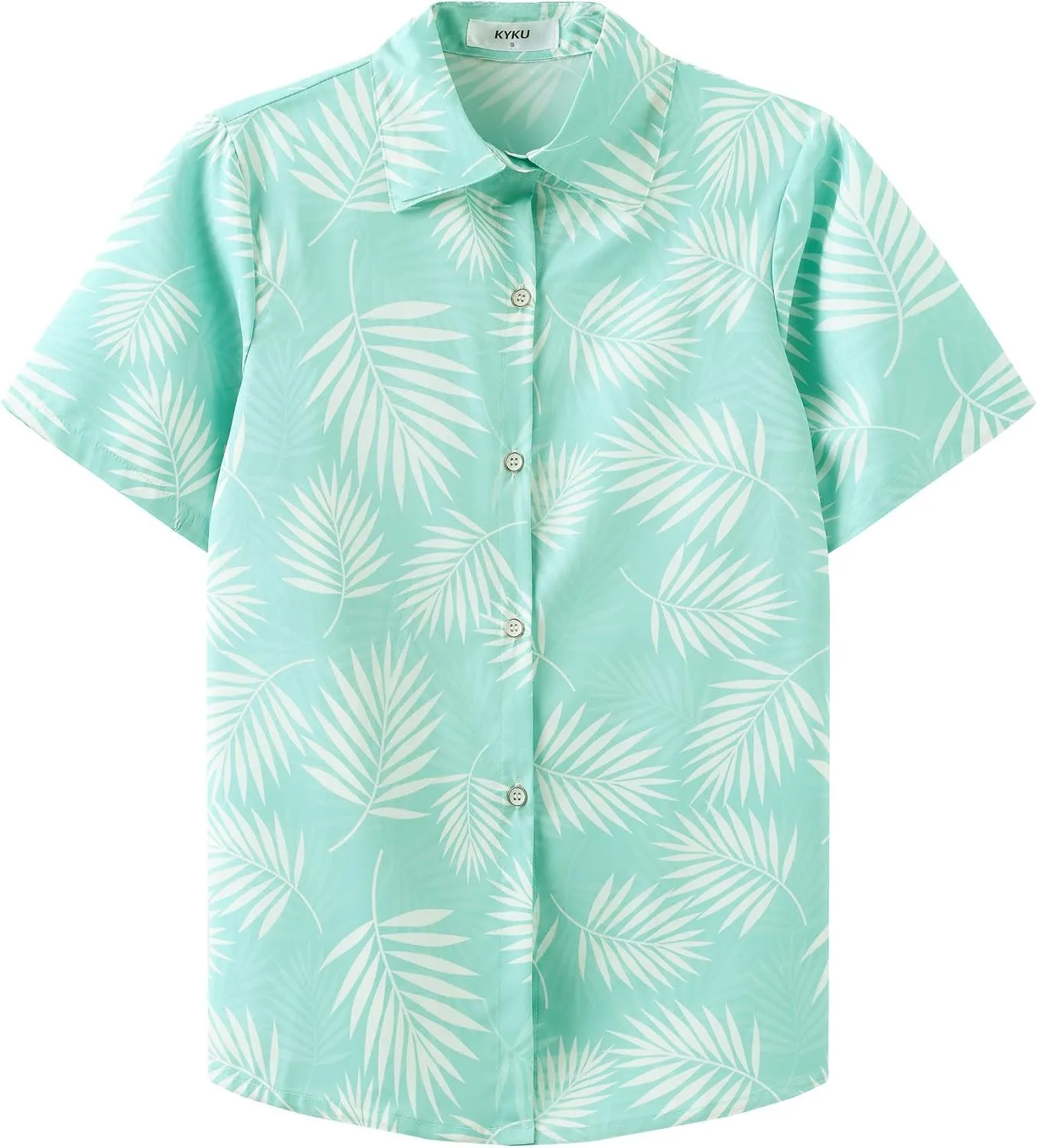 KYKU Womens Button Down Hawaiian Shirt Casual Fashion Shirts Summer Blouses