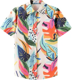 KYKU Womens Button Down Hawaiian Shirt Casual Fashion Shirts Summer Blouses