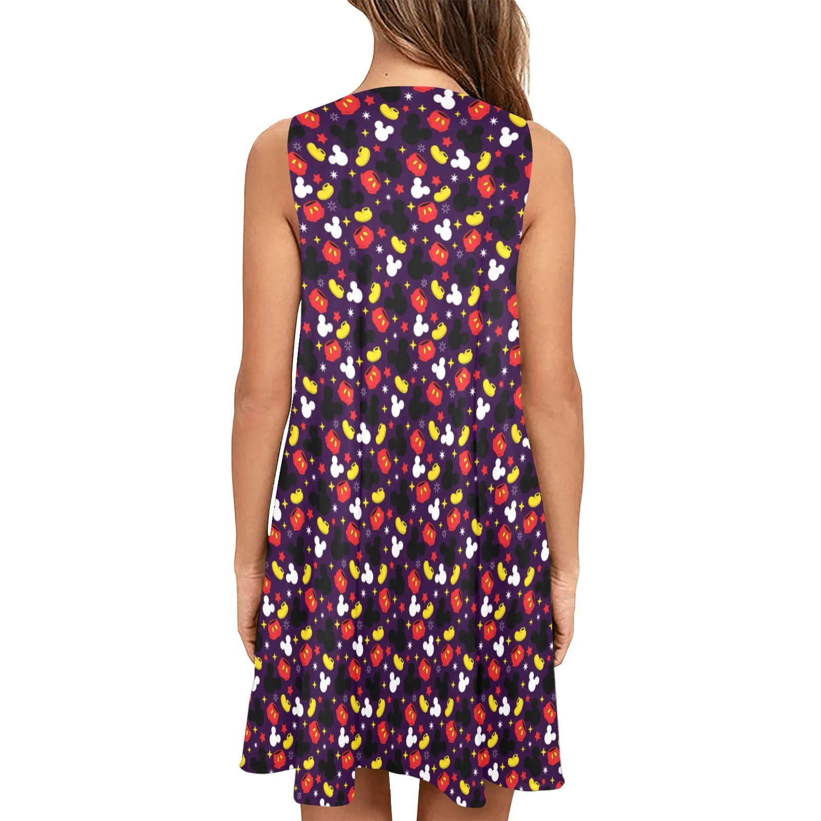 Oh Boy Sleeveless A-Line Pocket Dress