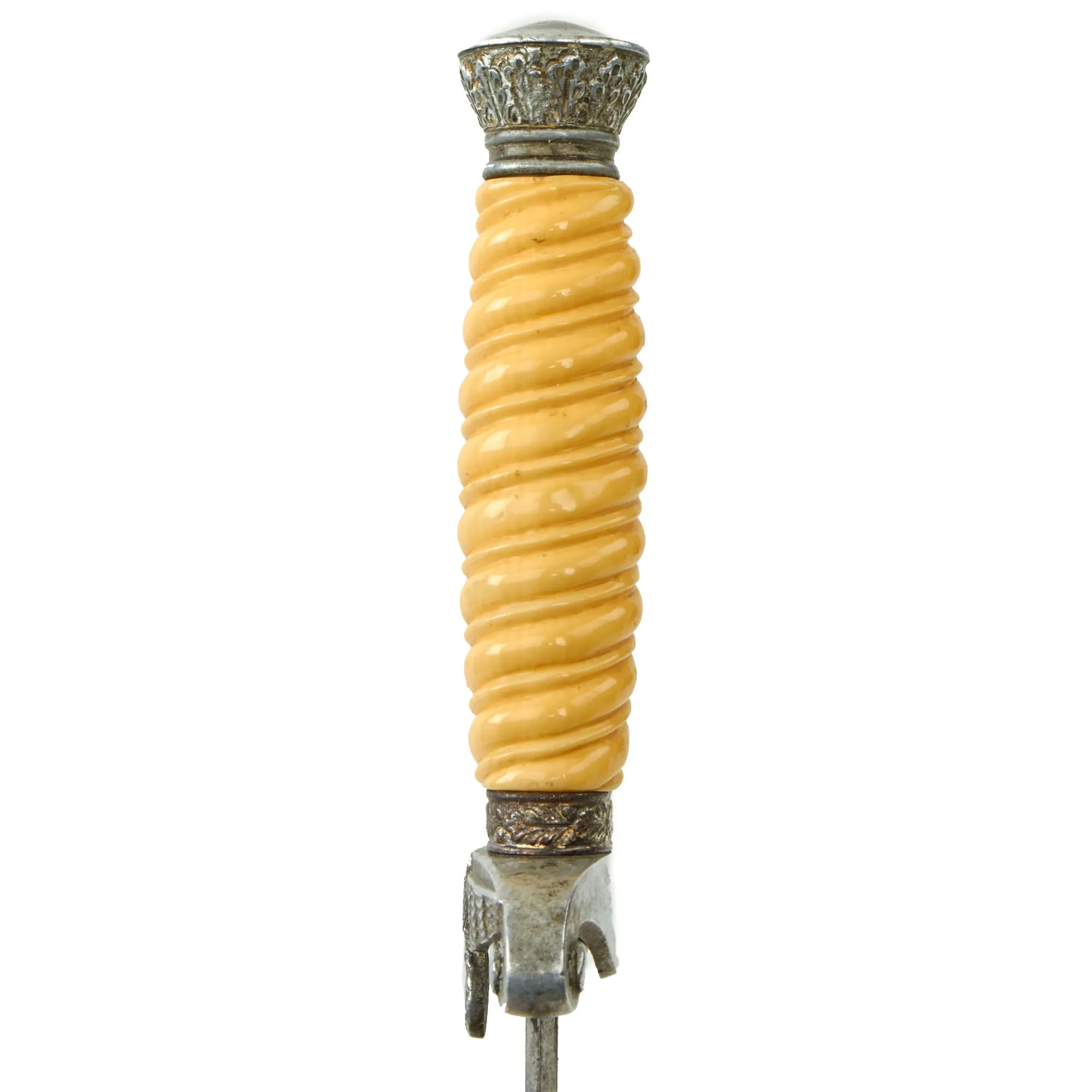 Original German WWII Army Heer Officer Dagger by E. & F. Hörster with Simulated Ivory Handle & Scabbard