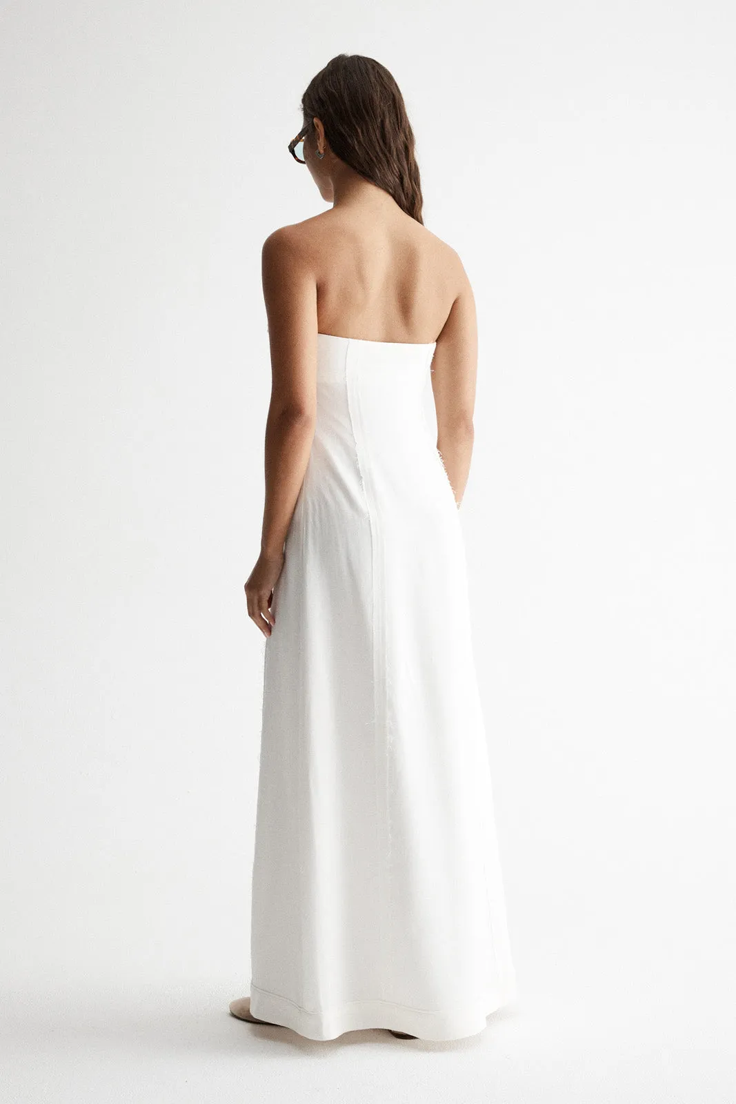 Petunia Dress White
