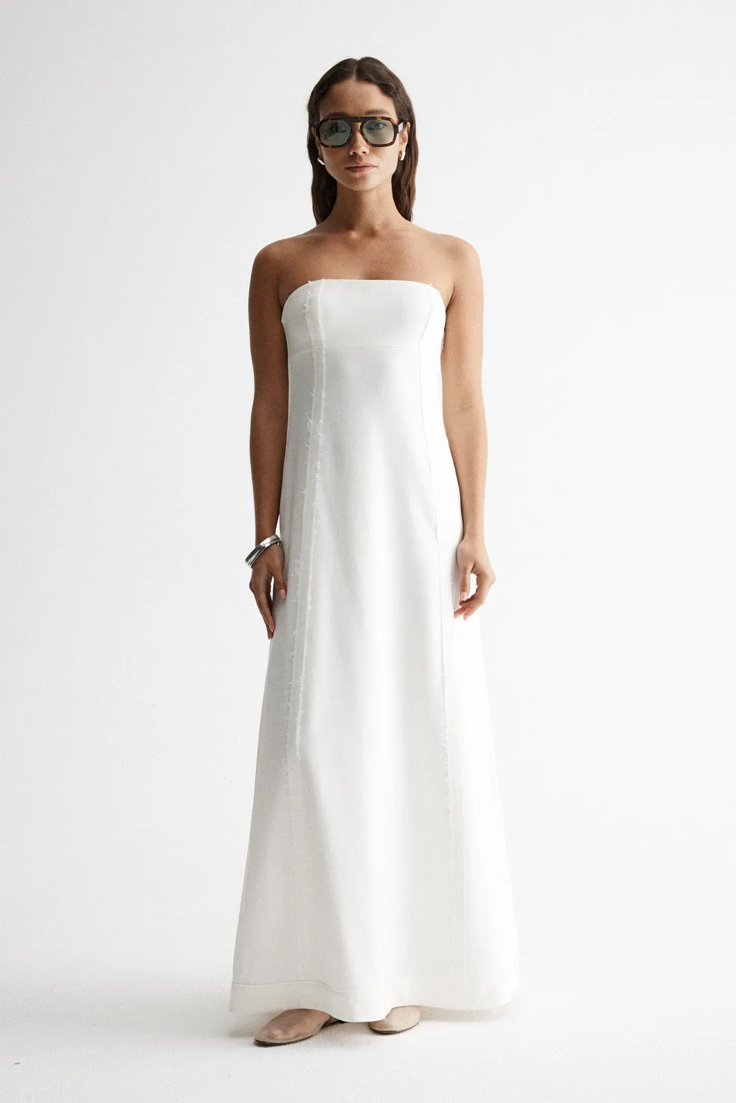 Petunia Dress White