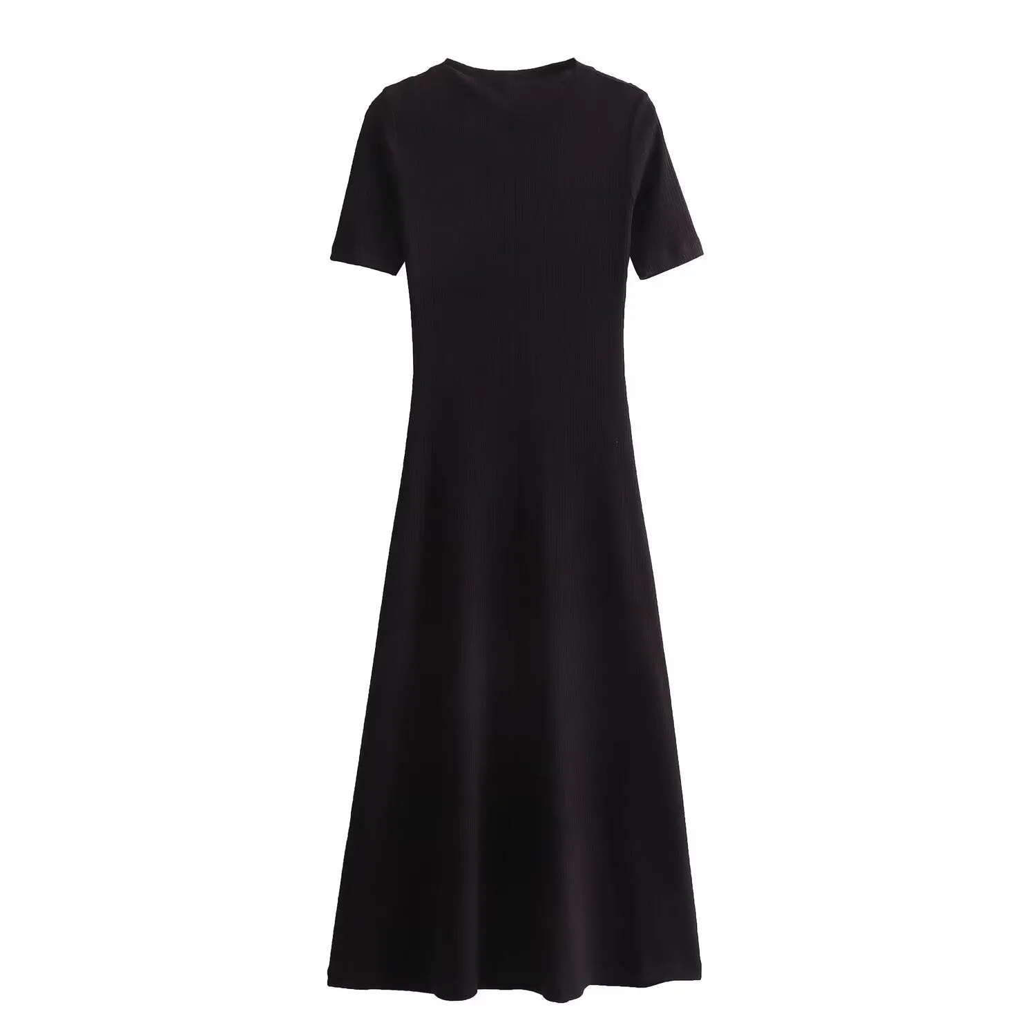 Pre Order:  A-Line Hem Ribbed Dress