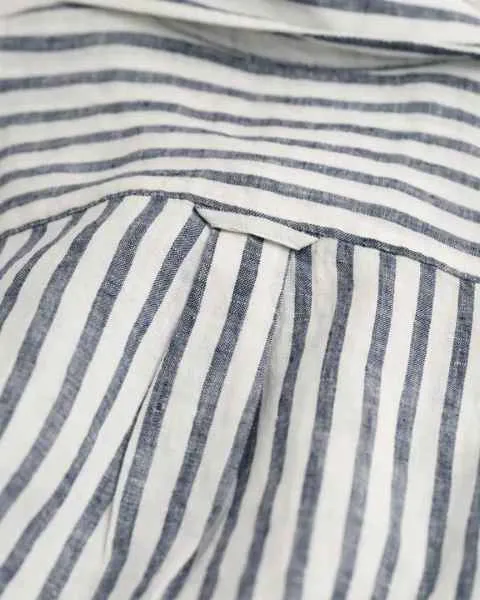 REL STRIPED LINEN SHIRT
