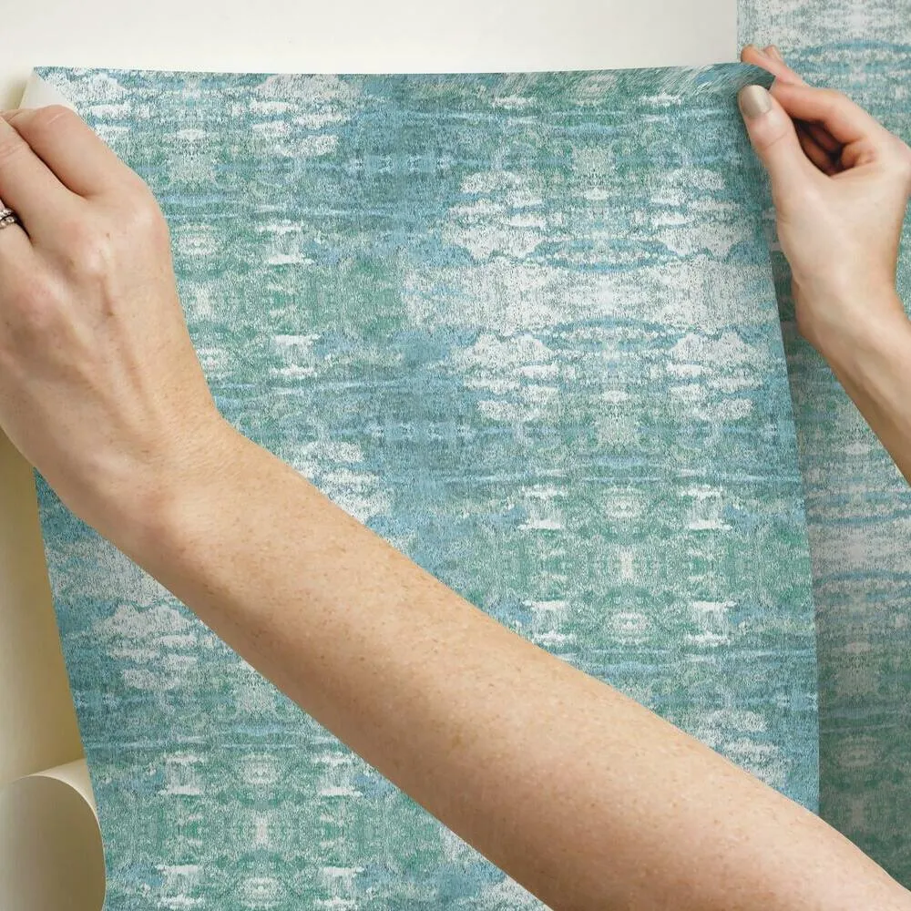 Sarong Print Peel and Stick Wallpaper