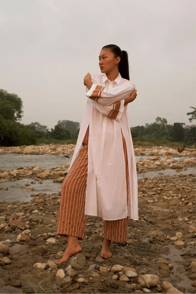 Wide Sleeve Shirt - White